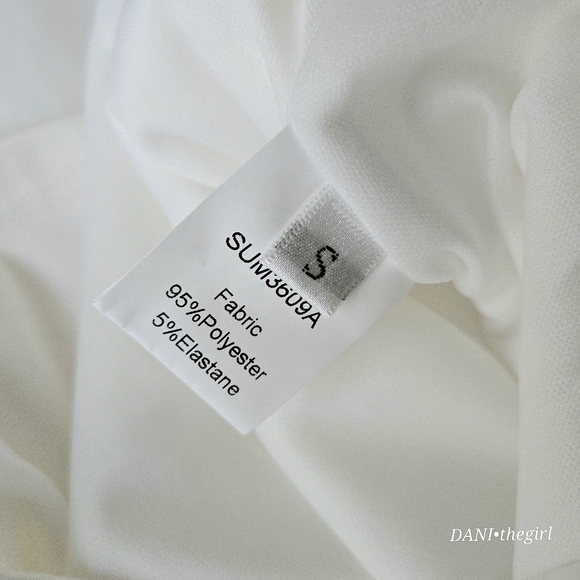 Glossy White Satin Draped Neck Corset Dress - Picture 9 of 10